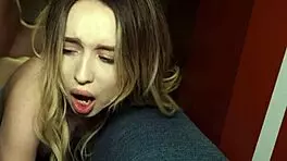 Petite Asian Babe Enjoys Rough Blowjob and Doggystyle Pounding with Cum in Mouth Finish