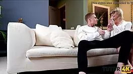 Tutor4k Guy Discovers Blonde Tutor's Sex Toys And Makes His Move