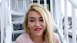 Katrin Tequila Deepthroats Huge Cock and Swallows Cum!