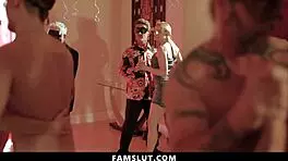 Stepbros And Stepsisters Cum Together While Stepmoms Swap Husbands - Famslut 😈