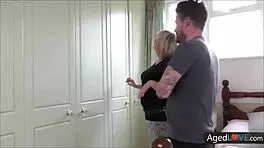 Oldnanny redhead and raven head mature lesbians fingering and masturbation