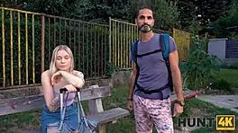 hunt4k guy accepts money and watches how his gf gets drilled by stranger