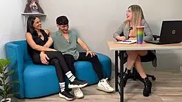 Shaira the sex psychologist teaches colombian couple katha dawson & raydimarco how to have a threesome