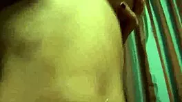 Hot busty blonde oils up and toys herself