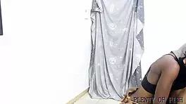 Skinny Ebony Teen Craves Hardcore Fingering, Blowjob, and Anal Sex