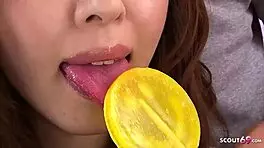 perfect tits japanese teen tricked into creampie defloration in restaurant jav