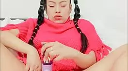 Playful Brunette Babe Masturbates And Squirts Uncensored