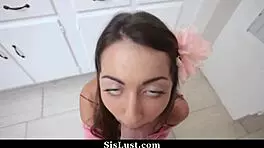 Lily Adams Sucks Stepbro's Cock