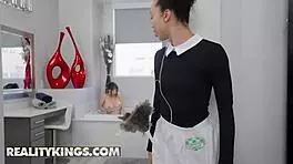 Lexi Luna Satisfies Needs With Sexy Maid Alexis Tae