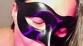 hey, check out this curvy mexican milf masturbating in see-through outfit for fun