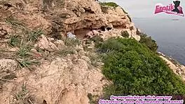 hey, german outdoor threesome pov with two chubby teens