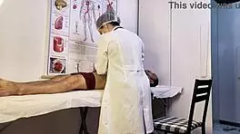 Paciente no aguanta e fica ereto na frente da enfermeira durante o exame?