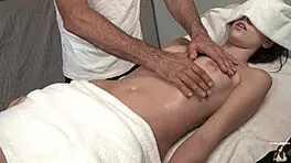 Pervert Masseur Fucks Horny Teen 18+ Patient With Tight Wet Pussy!