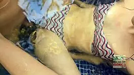 Casada en hotel de chapala celebrando su aniversario para su esposo.