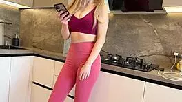 Busty Mom Of A Friend Lured Me To Herself And Brazenly Fucked Me - Russian Amateur With Conversations And English Subtitles