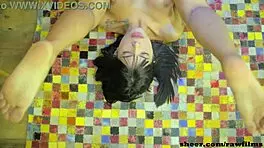 busty petite latina enjoys intense session with deep filling action