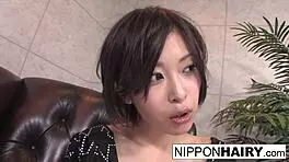 watch busty japanese teen play with hairy pussy until squirt!