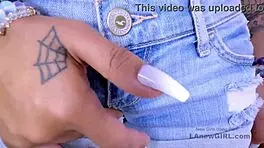 Sexy Asian teen gets fucked by father-in-law at modeling audition on sofa.