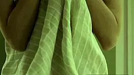 skinny blonde italian milf strips, showing off perky small tits