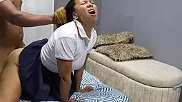 Colombian Fucking Her Stepbrother