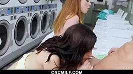 The Employee At The Freeuse Laundromat Can Fuck The Owner Anytime He Wants