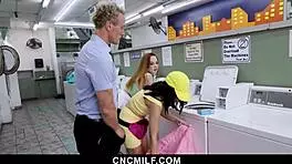The Employee At The Freeuse Laundromat Can Fuck The Owner Anytime He Wants
