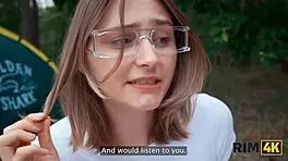 Wives swap and rim each other before anal fucking in the forest 😍