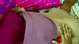 Muslim wife enjoys intimate moment with vibrator