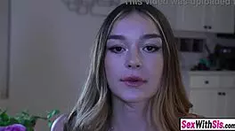 Bossy Stepsis Dominates Stepbro Into Cleaning Up And Railing Her