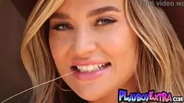 Smoking hot all natural teen 18+ cowgirl blake blossom flashes her big boobs