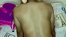 Muslim wife enjoys intimate moment with vibrator