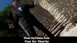 Barely legal teen 18+ takes two huge cocks 😜