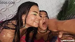 bodi estalking reality kings group threesome with facial