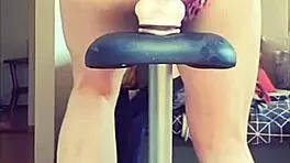 veronica trains with dildo in roleplay