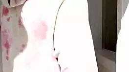 Shy teen Amber Summer orders a big sausage in the USA