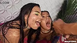 bodi estalking reality kings group threesome with facial