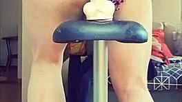 veronica trains with dildo in roleplay