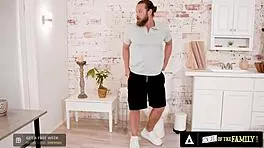 Laney grey struggles with her stepbrother's huge dick, yet craves more in the bathroom