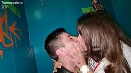 Young Girl Gives Blowjob To Bodybuilder In Toilet