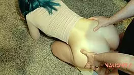 step-sister learns self-defense is useless against big cocks