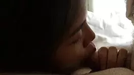 Morning blowjob from 19 years old teen from phillipines doggy style