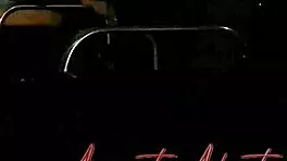 teen riding bareback anal at night outdoors