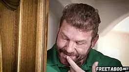 Neighbors Interact With Teen Eliza Eves In Threesome Movie