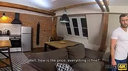 Wow! Hunter Trades Goods For Seller's Wife's Tight Pussy!