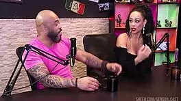 Brunette Teen in Lingerie Gives Blowjob, Uses Toys in Crazy Bdsm Sex with Black Guy