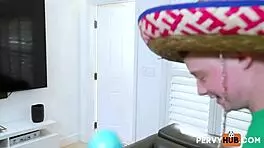 stepmom sucks big tits in hardcore pov