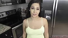 on my birthday, i devirginized this juicy petite teen with a pussy creampie