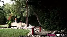 cute petite teen sophia sterling lets a stranger creampie her after deepthroat