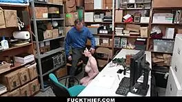 Ten Is Pat Down After The Officer Confirms She Has Involved In Shoplifting - Fuckthief