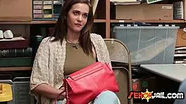 Lovely Brunette Teen 18+ Gets Punished in Garage